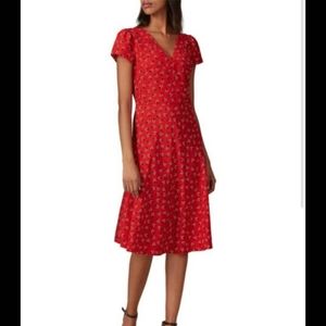 Draper James Red Floral dress
